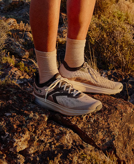 Men's Seek Trail Running Shoe Black/Sunset Sand - Image 8