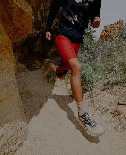 Men's Seek Trail Running Shoe Black/Sunset Sand - Image 9
