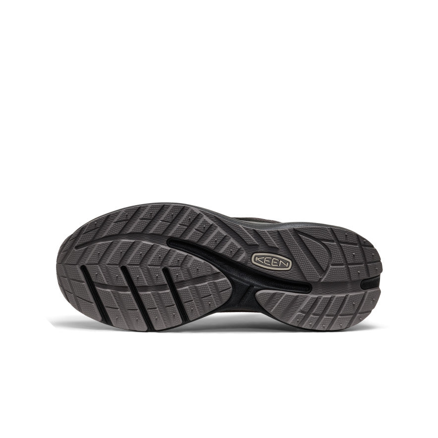 Men's WK500 Leather Walking Shoe Steel Grey/Black - Image 6
