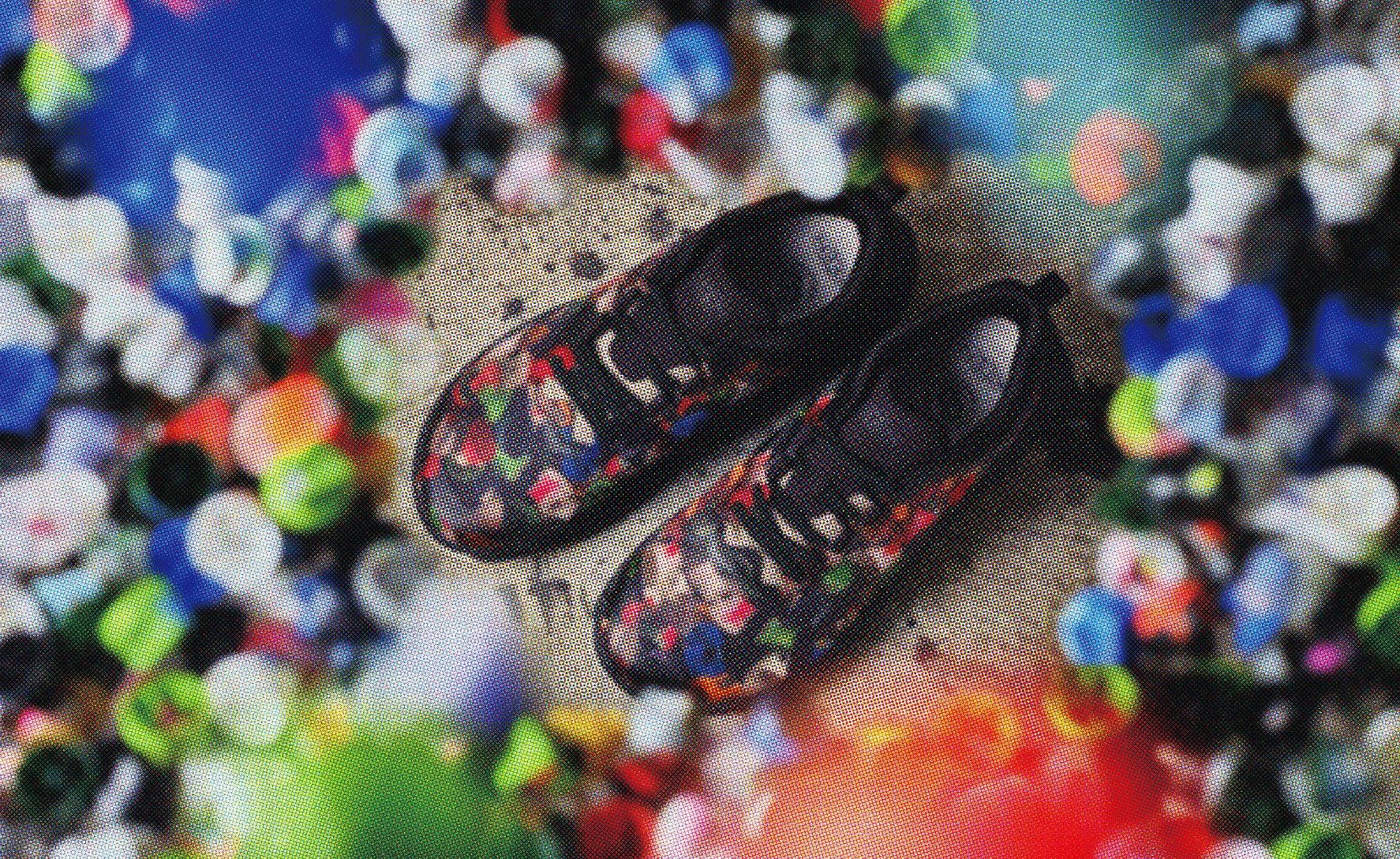 Men's 450 Dirt Hiking Shoe x Ultra Heavy & Palm Graphics Multi/Black - Image 7