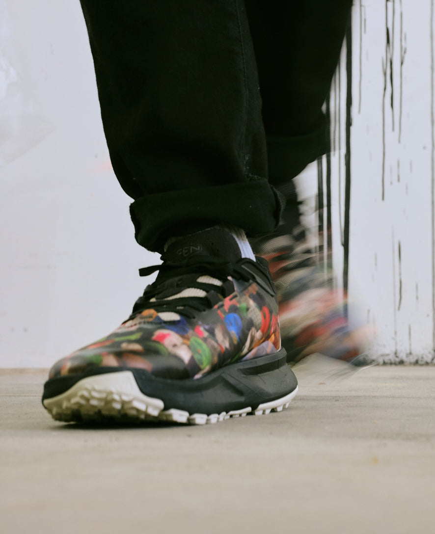 Men's 450 Dirt Hiking Shoe x Ultra Heavy & Palm Graphics Multi/Black - Image 8