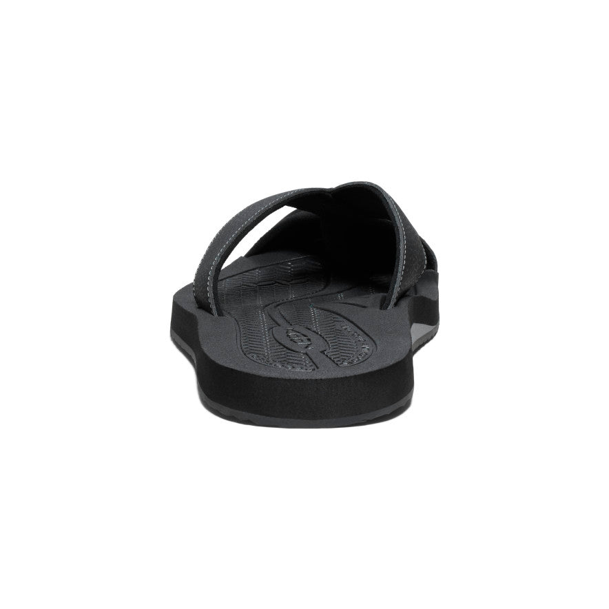 Men's Barbados Flip-Flop Black/Steel Grey - Image 5