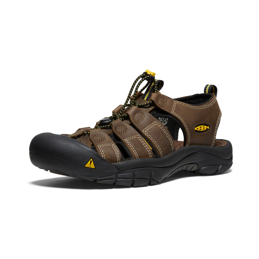 Men's Newport Leather Sandal Bison - Image 3