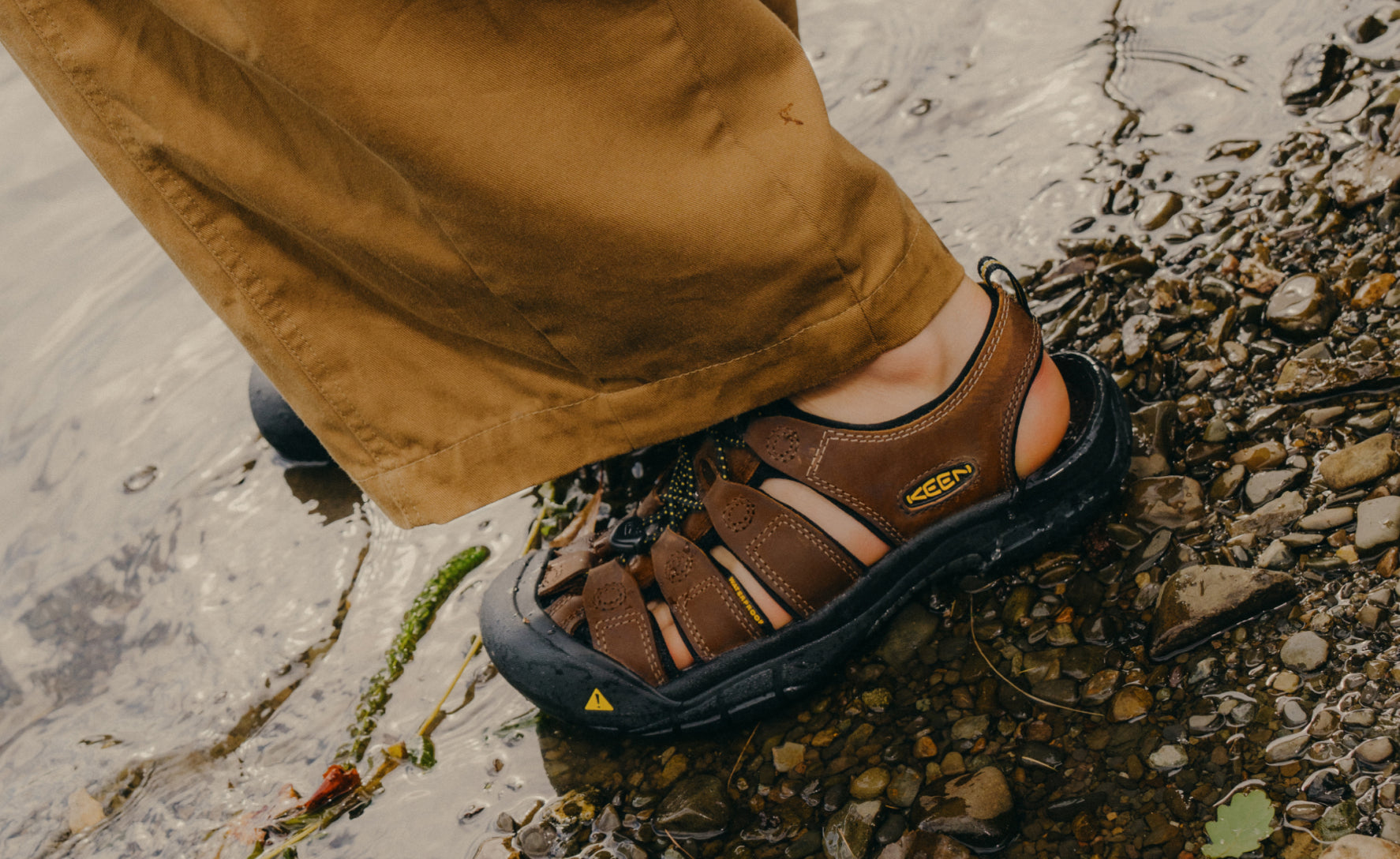 Men's Newport Leather Sandal Bison - Image 7