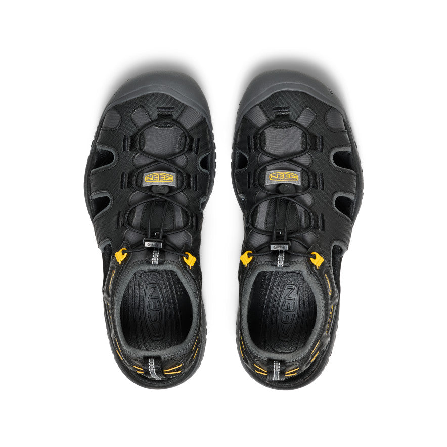 Men's SOLR Sandal Black/Gold - Image 4