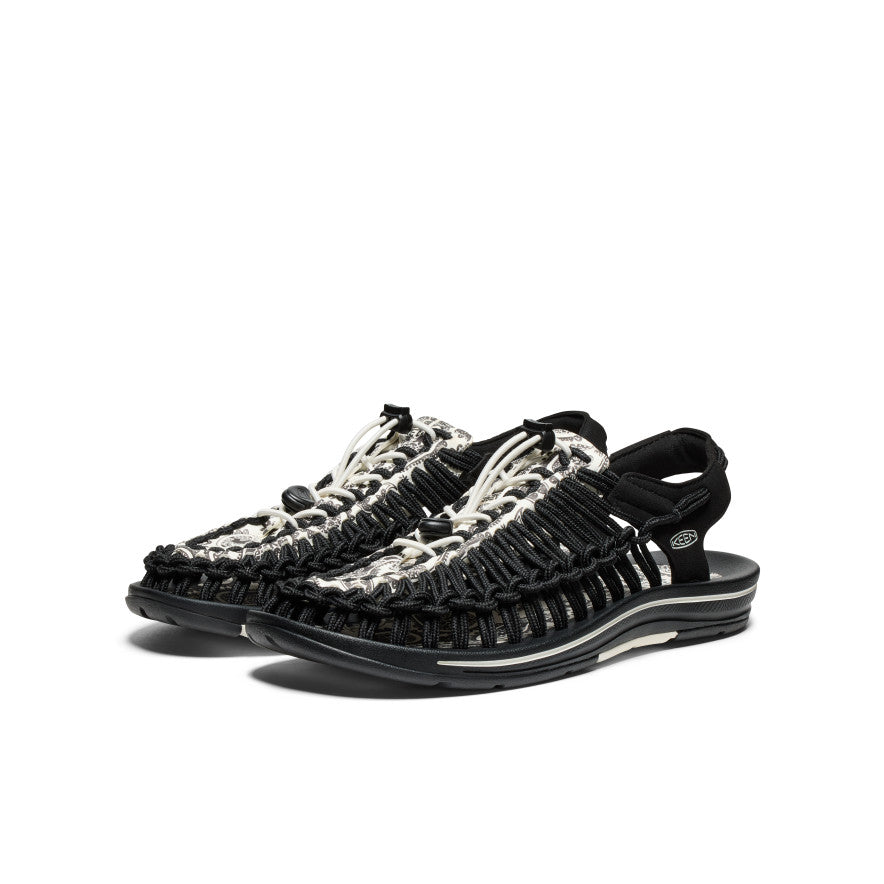 Men's UNEEK Sneaker x T.H.C. Blk Raven Paisley - Image 3