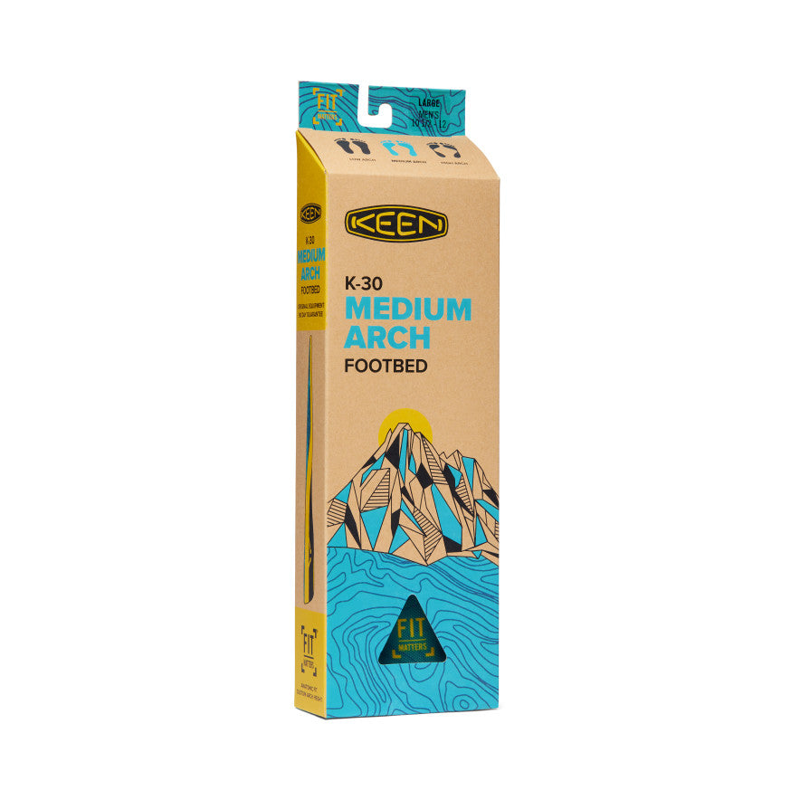 Men's Outdoor K-30 Medium Arch Insole Blue - Image 5