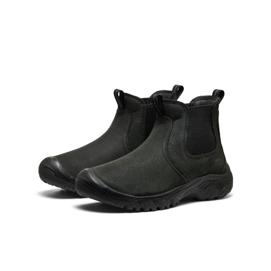 Women's Greta II Waterproof Chelsea Black/Black - Image 2