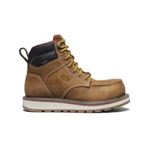 Women's Cincinnati 6" Waterproof Boot (Carbon Toe) Belgian/Sandshell