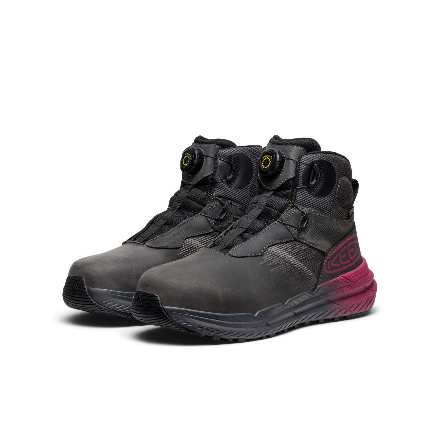 Women's Snapline RF Waterproof Boot (Carbon Toe) Magnet/Black - Image 2