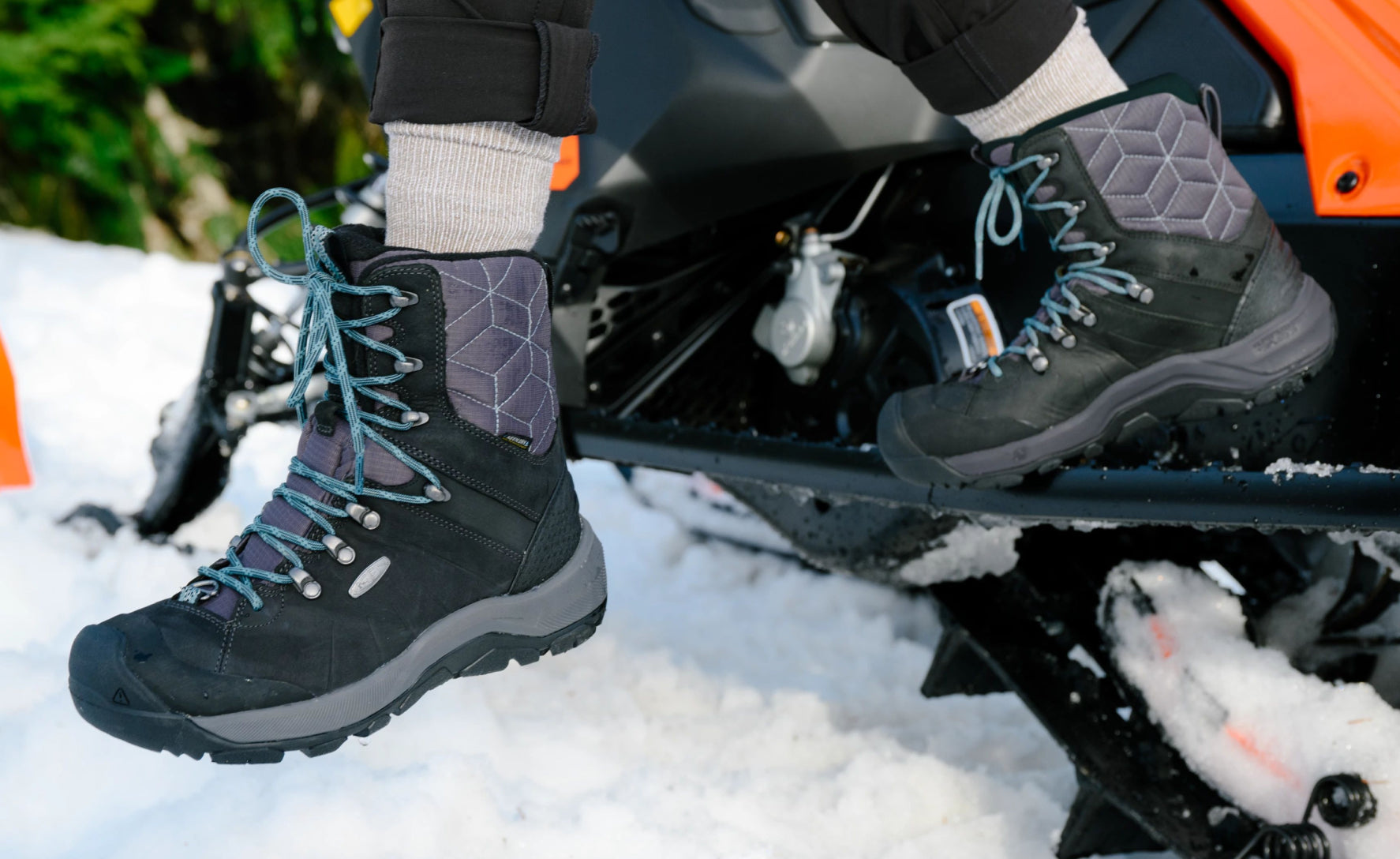 Women's Revel IV High Polar Waterproof Boot Black/North Atlantic - Image 6