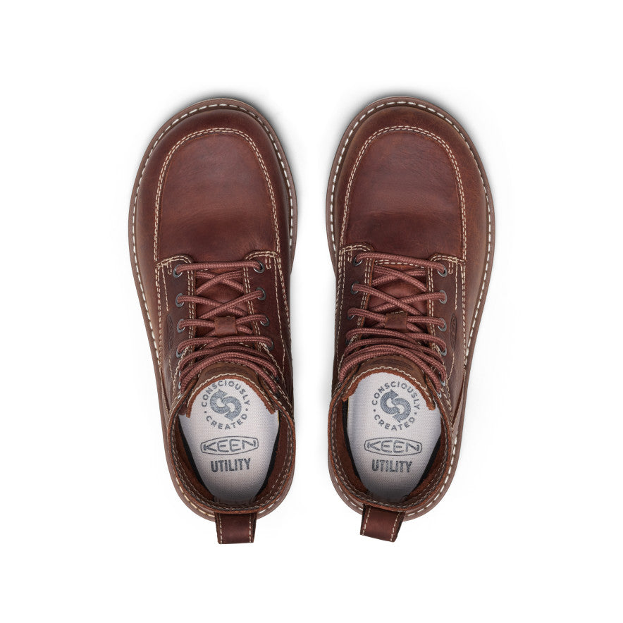 Women's San Jose 6" Boot (Aluminum Toe) Gingerbread/Gum - Image 4