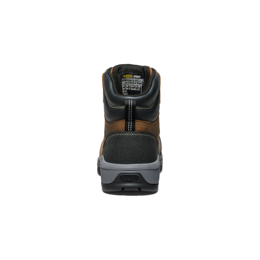 Women's Evanston 6" ESD Boot (Carbon Toe) Bison/Black - Image 5