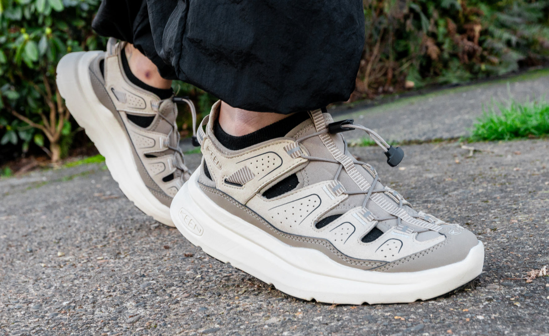 Women's WK450 Walking Sandal Black/Black - Image 7