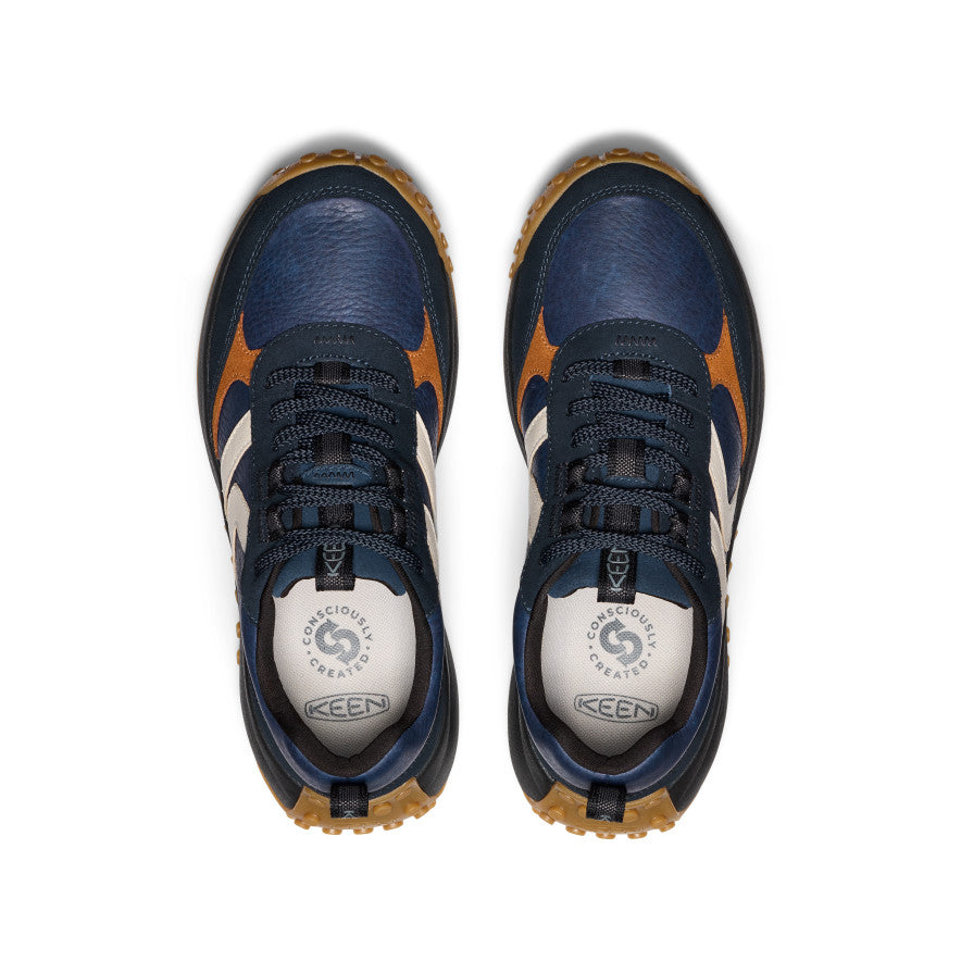 Women's KS86 Leather Sneaker Sky Captain/Birch - Image 4