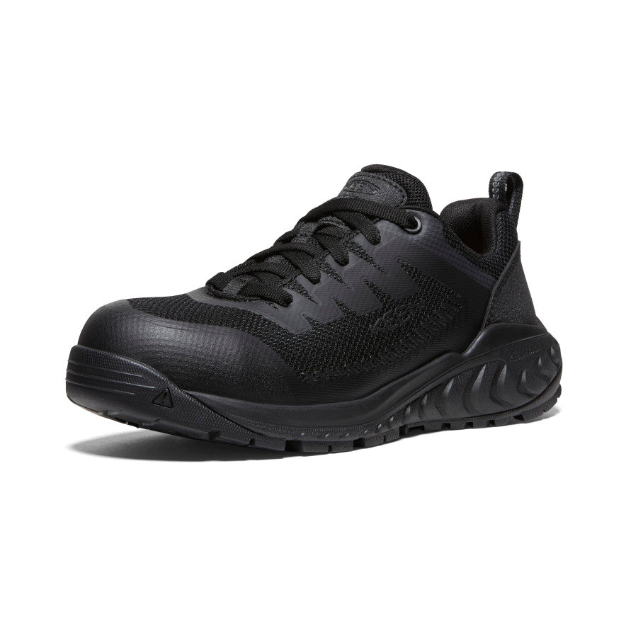 Women's Arvada ESD Work Sneaker (Carbon Toe) Black/Black - Image 3