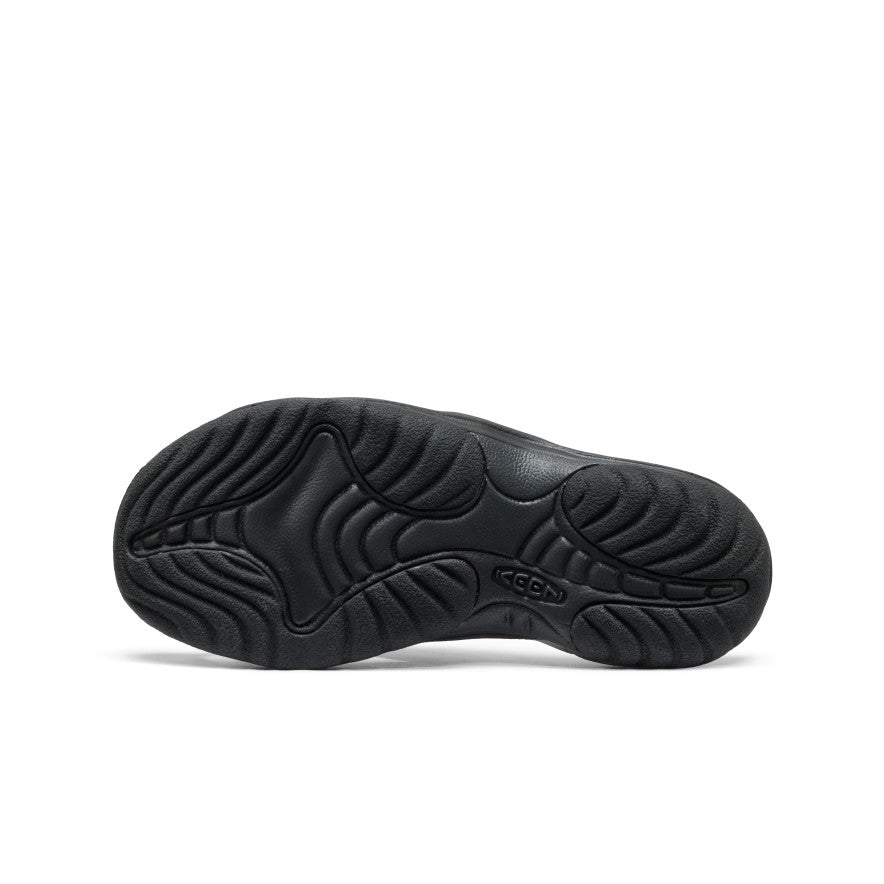 Women's Bali Leather Slide Sandal Black/Black - Image 6