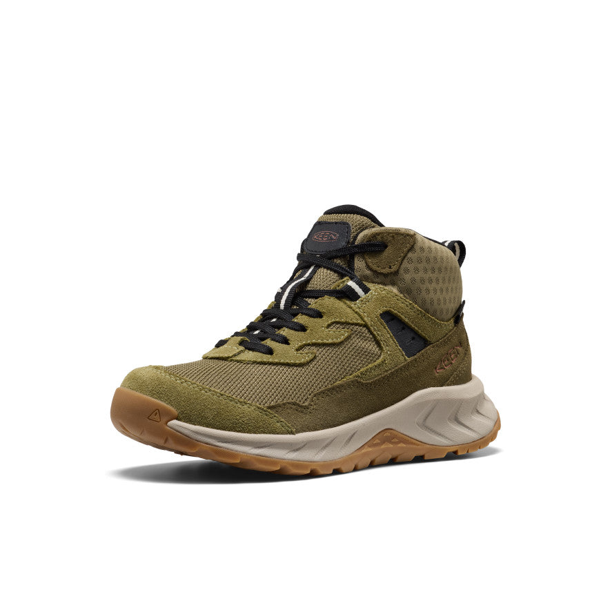 Big Kids' Hightrail Waterproof Hiking Boot Dark Olive/Martini Olive - Image 3