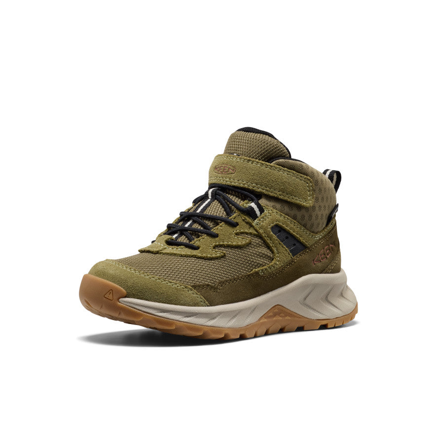 Little Kids' Hightrail Waterproof Hiking Boot Dark Olive/Martini Olive - Image 3