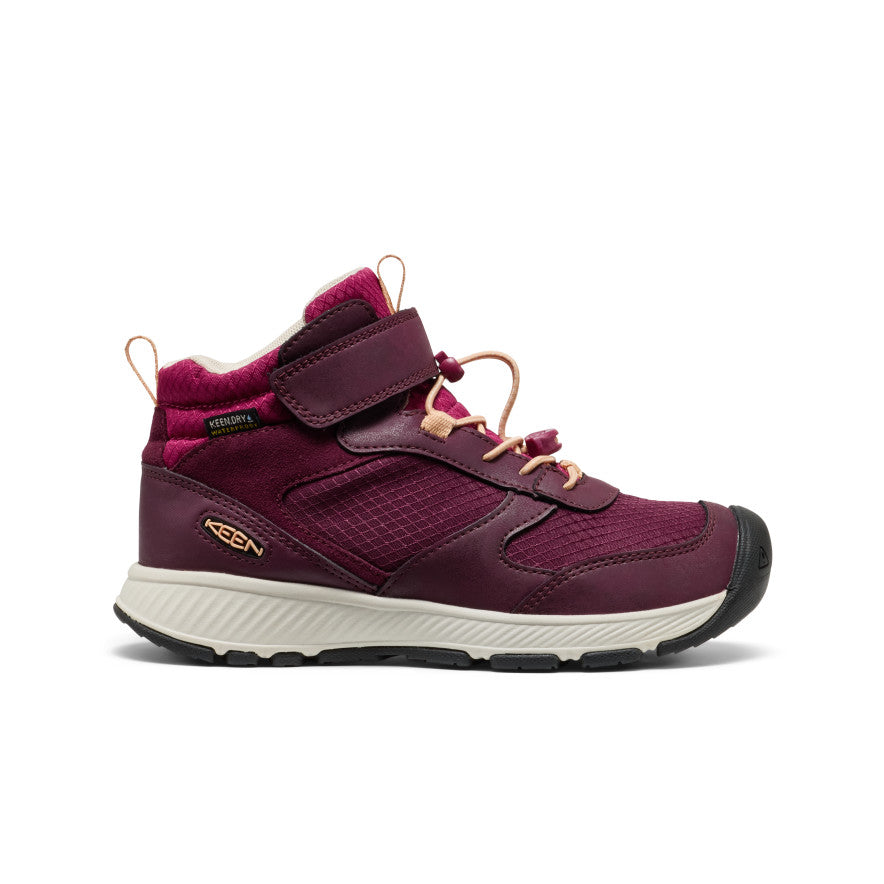 Big Kids' Skua Waterproof Boot Fig/Peach Fuzz