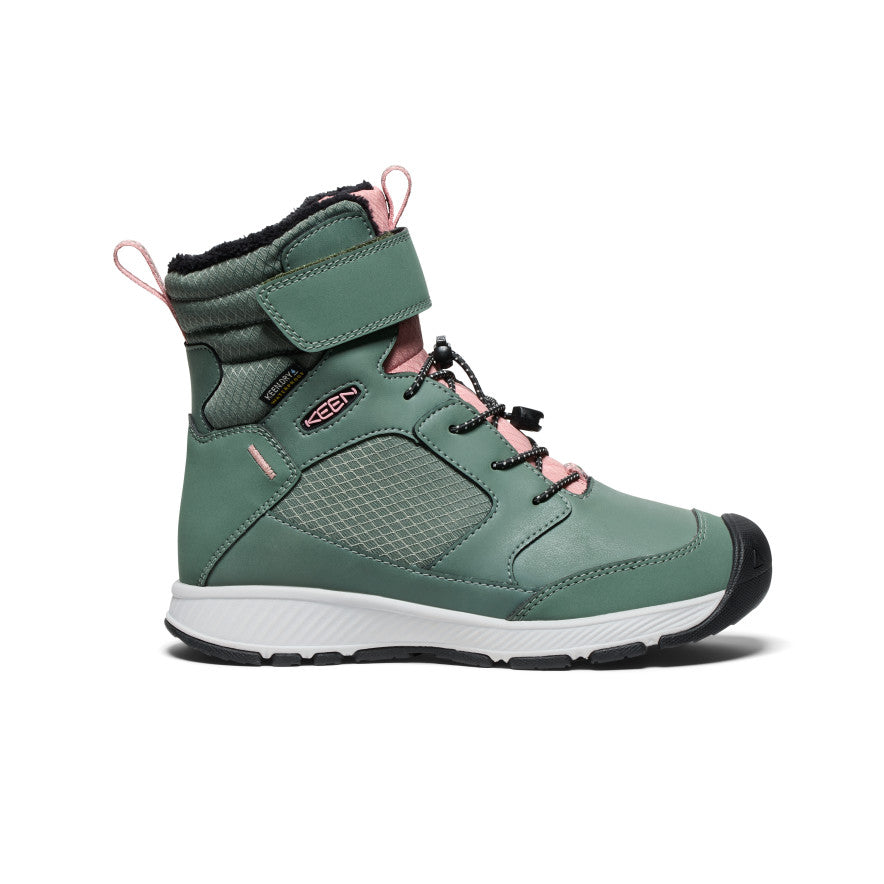 Big Kids' Skua Waterproof Winter Boot Dark Forest/Rose Elegance