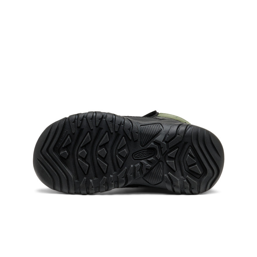 Little Kids' Kanibou Waterproof Winter Boot Black/Bronze Green - Image 6