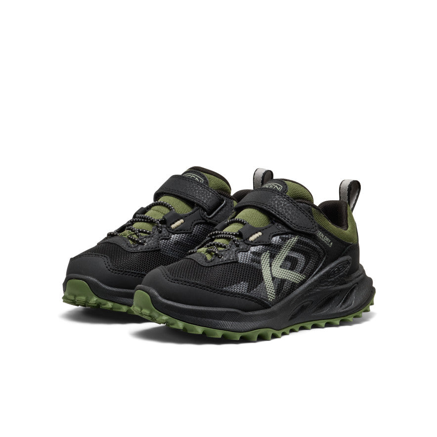 Little Kids' Zionic Waterproof Shoe Black/Bronze Green - Image 2