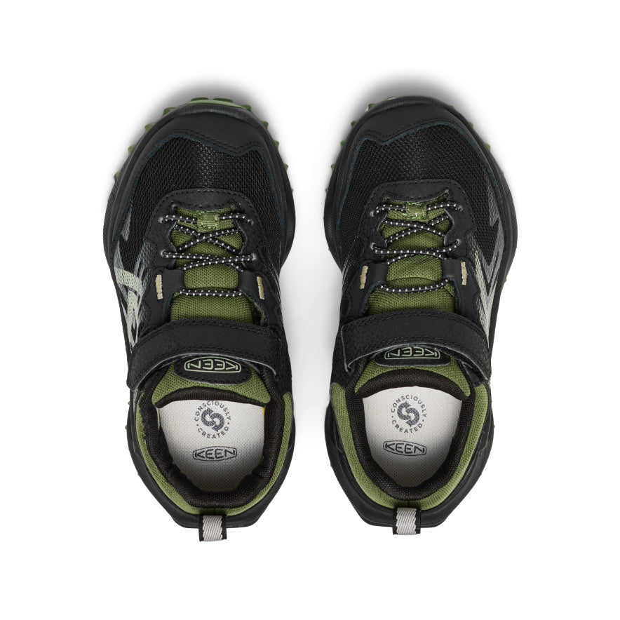 Little Kids' Zionic Waterproof Shoe Black/Bronze Green - Image 4