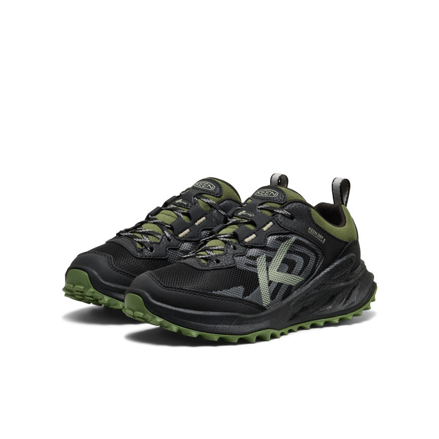 Big Kids' Zionic Waterproof Shoe Black/Bronze Green - Image 2