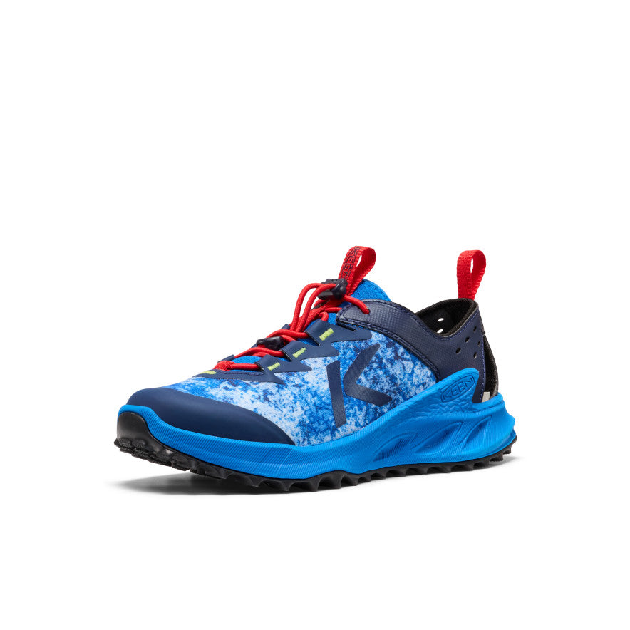Big Kids' Zionic ADV Sandal Precious Blue/Racing Red - Image 3