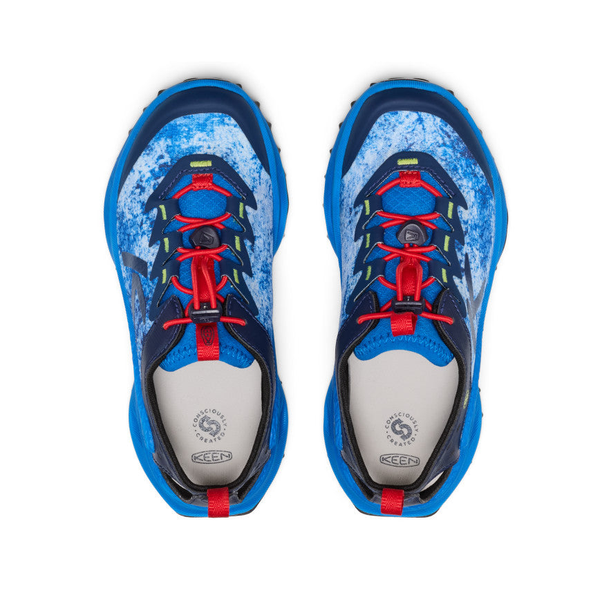 Big Kids' Zionic ADV Sandal Precious Blue/Racing Red - Image 4