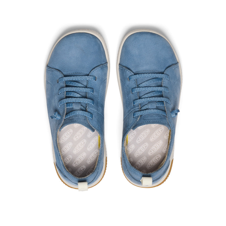 Big Kids' KNX Leather Sneaker Coronet Blue/Vapor - Image 4