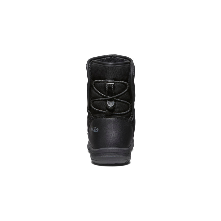 Big Kids' Puffrider Waterproof Winter Boot Black/Steel Grey - Image 5