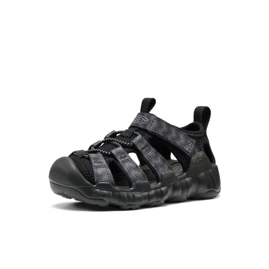 Little Kids' Hyperport H2 Sandal Black/Steel Grey - Image 3