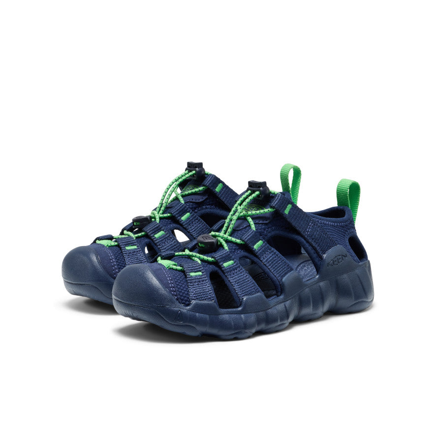 Big Kids' Hyperport H2 Sandal Naval Academy/Vibrant Green - Image 2