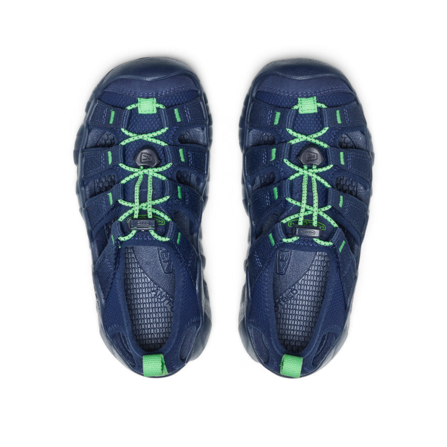 Big Kids' Hyperport H2 Sandal Naval Academy/Vibrant Green - Image 4