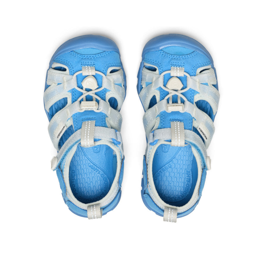 Little Kids' Seacamp II CNX Azure Blue/Star White - Image 4