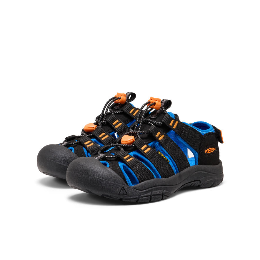 Big Kids' Newport Boundless Sandal Black/Precious Blue - Image 2