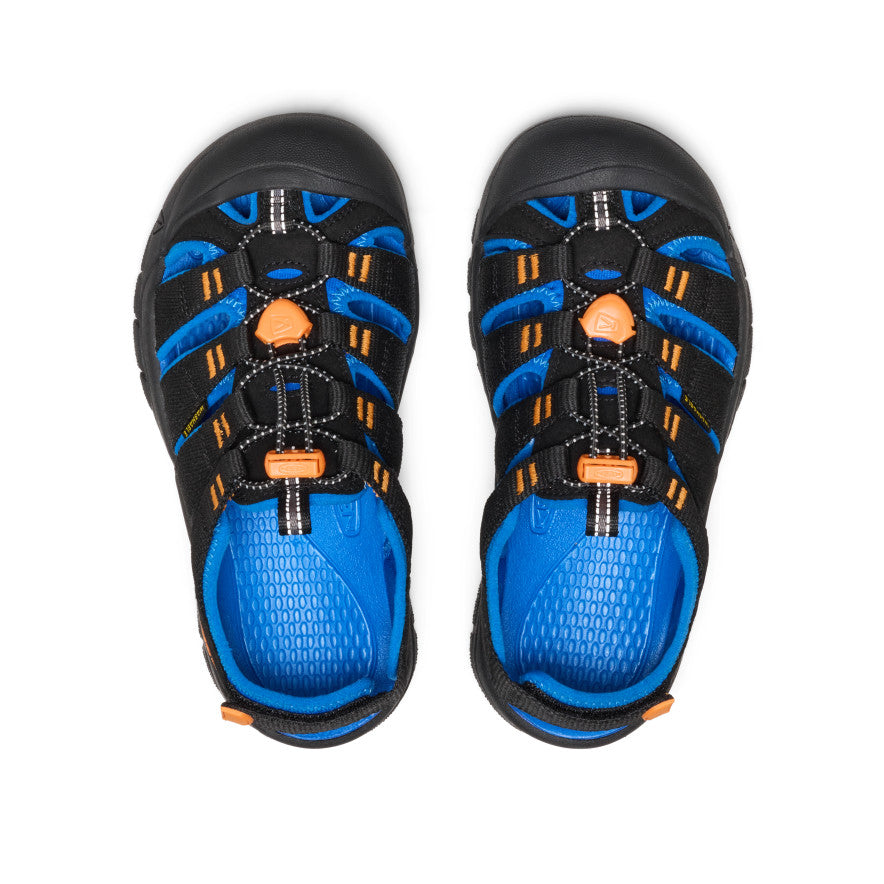 Big Kids' Newport Boundless Sandal Black/Precious Blue - Image 4